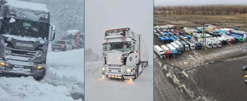 El detalle de cómo están las rutas en Neuquén y los pasos internacionales a Chile. Fotos: gentileza/Neuquén Informa