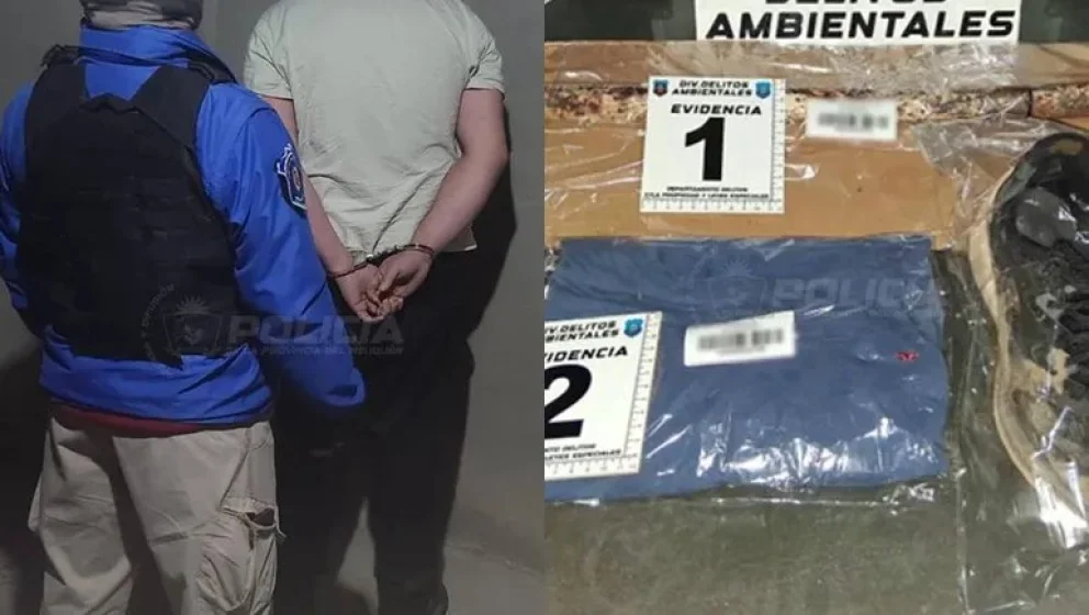 El hombre fue detenido tras atacar a un perro. 