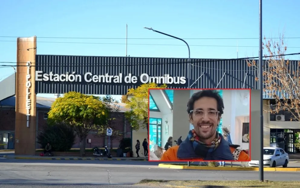 El hombre buscado abordó un ómnibus en la terminal de Cipolletti con destino a Córdoba, pero nunca llegó. Foto: archivo