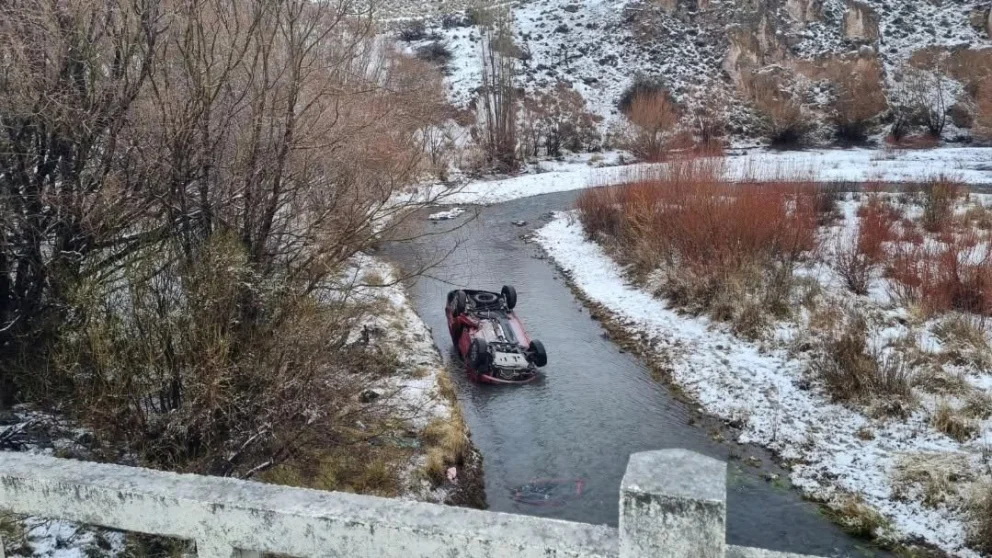 La menor viajaba con su padre en una camioneta Renault Duster.
