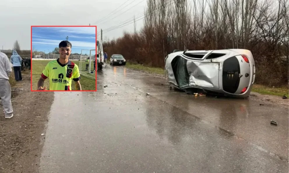 Circulaba solo en un Ford Ka desde General Roca hacia Cervantes.