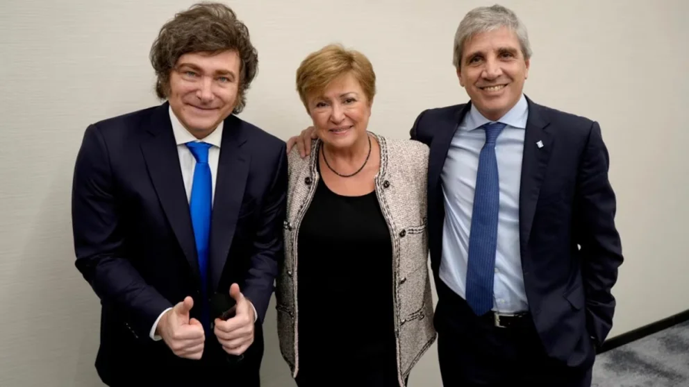 La directora del FMI viene de visita a la Argentina. 