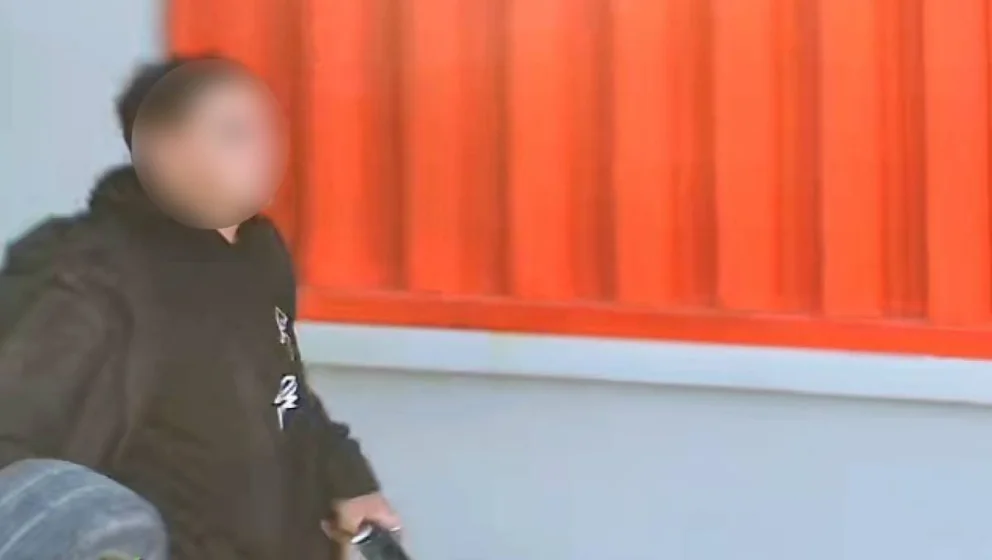La imagen del hombre capturado a través de las cámaras.