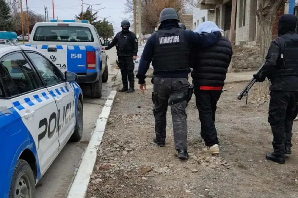 La investigación fue encabezada por la División Antinarcóticos del Pehuén de la Policía del Neuquén. Foto: Neuquén Informa