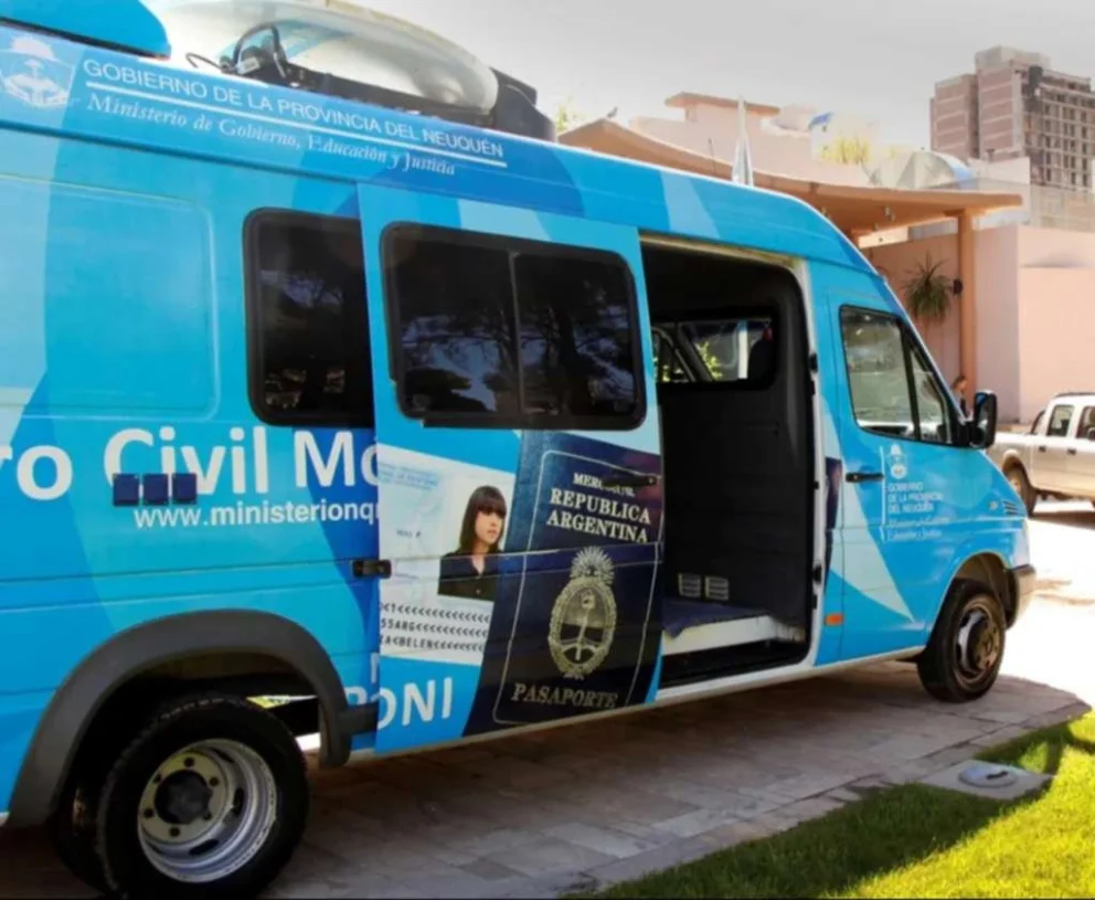  Se podrán realizar trámites de DNI, pasaporte, cambio de domicilio y otras gestiones registrales.  Foto: gentileza.