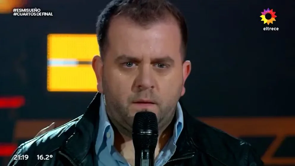 Mat&iacute;as L&oacute;pez, participante de Es mi Sue&ntilde;o, sorprendido por la postura de Joaqu&iacute;n Levinton
