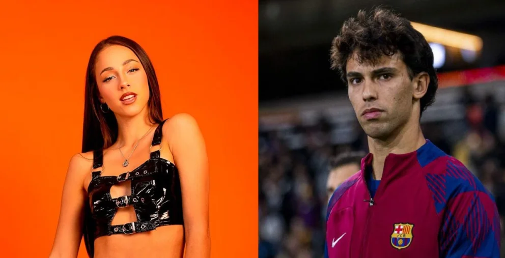 La influencer pasó un día de playa con el futbolista portugués. Fuente: Alerta Digital.