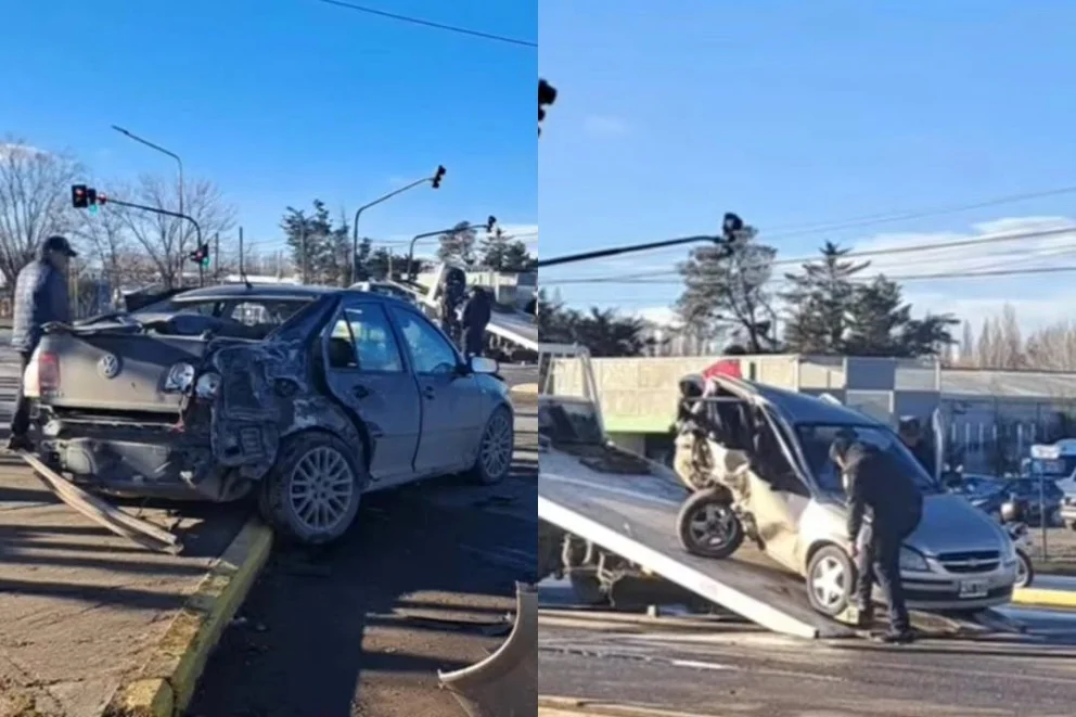El hecho ocurrió en avenida Mosconi y calle El Cholar. Foto: Neuquén en Noticias