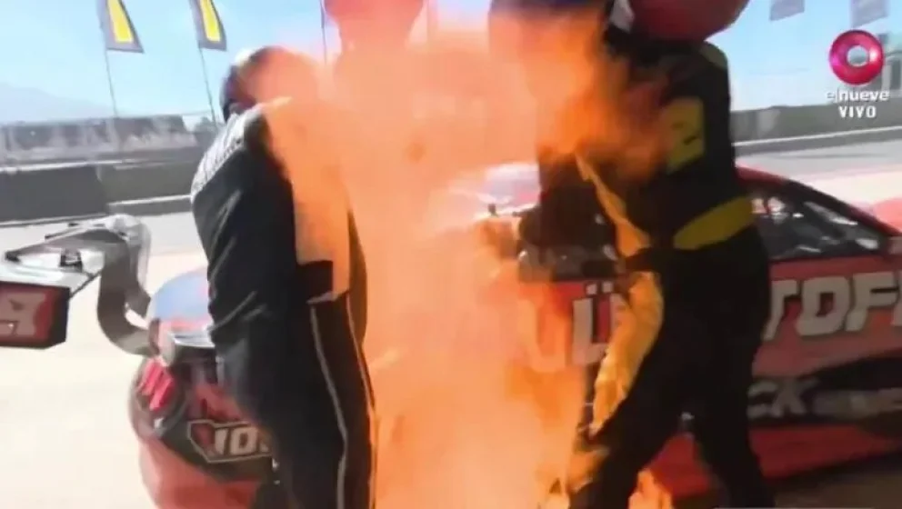 El momento del fuego. Foto: captura
