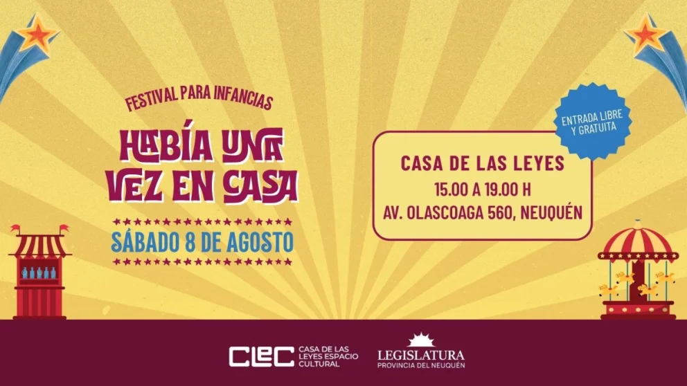 La segunda edición de la celebración por las infancias se llevará a cabo el sábado y no se suspende por lluvia. Foto: Casa de las Leyes.