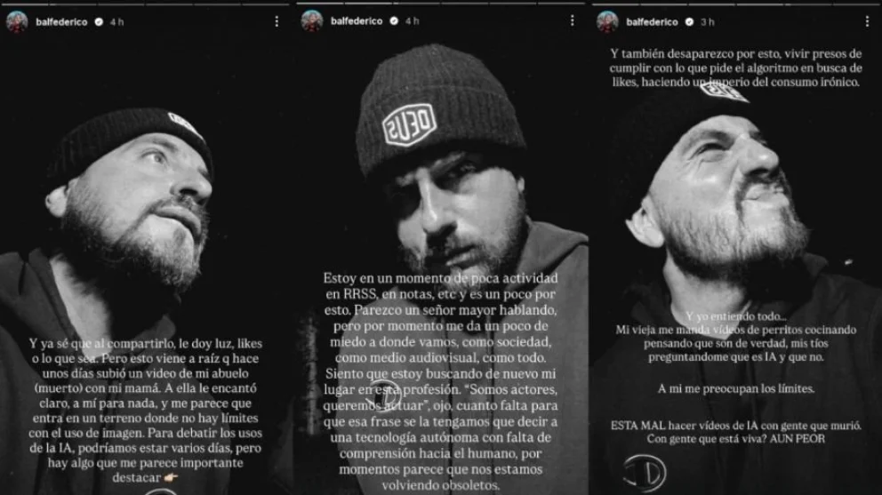 Fede Bal comentando el uso de la IA en los medios de comunicaci&oacute;n