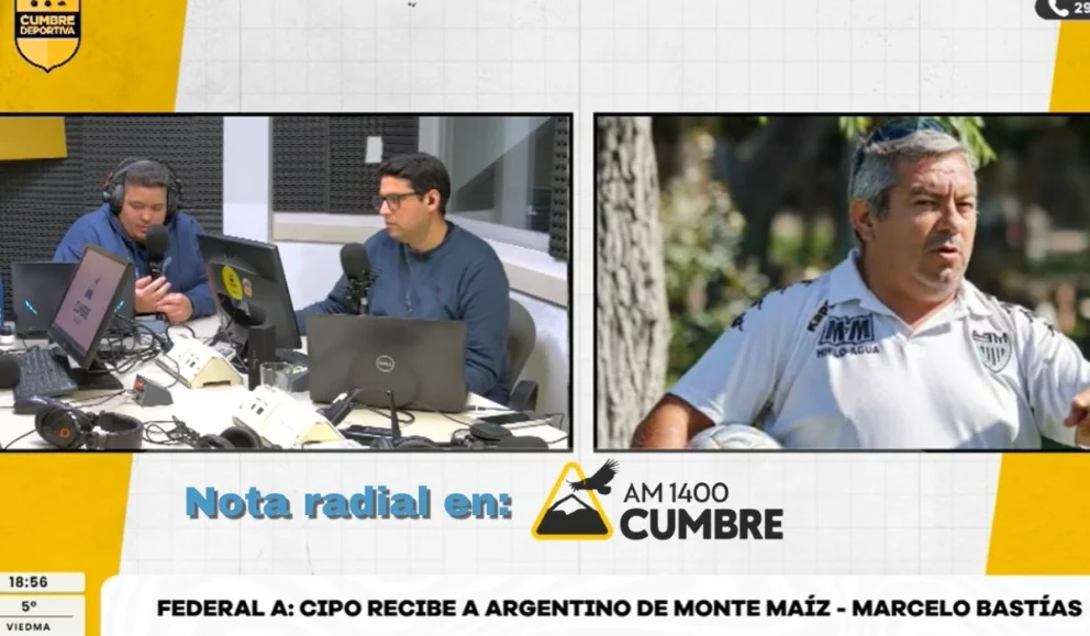 Marcelo Bastías, presidente de la Subcomisión de Fútbol, en Cumbre Deportiva. Foto: AM Cumbre