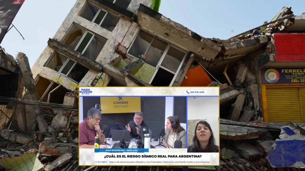 La geóloga fue entrevistada en el programa "Nada sucede dos veces", por AM Cumbre 1400. Foto: captura de video Cumbre Stream