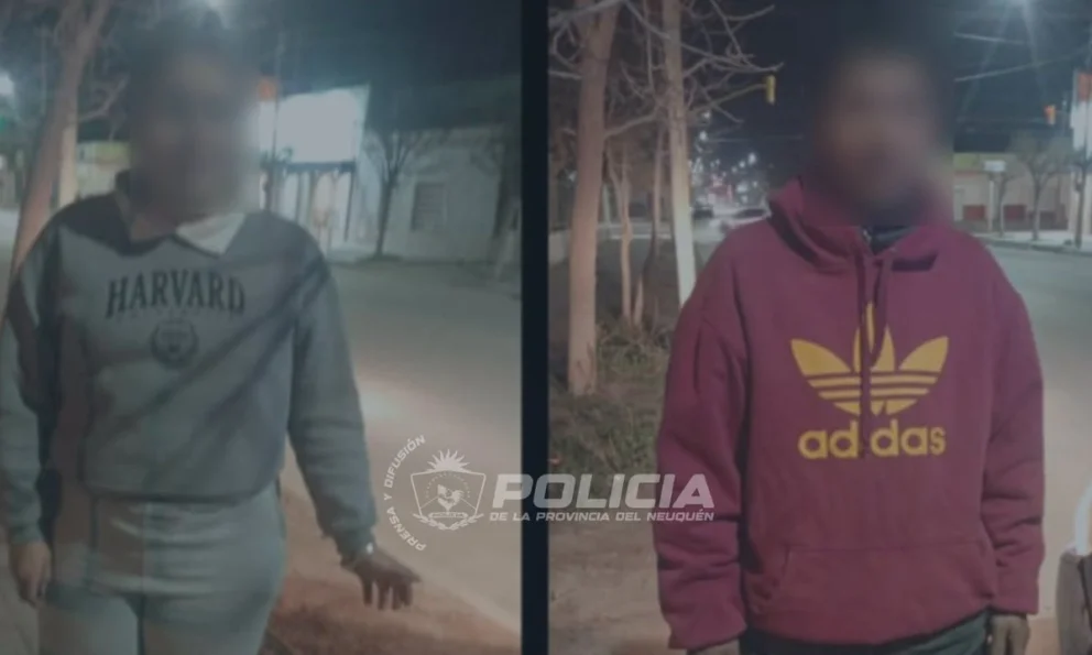 Fueron observados al salir del patio de una escuela primaria.