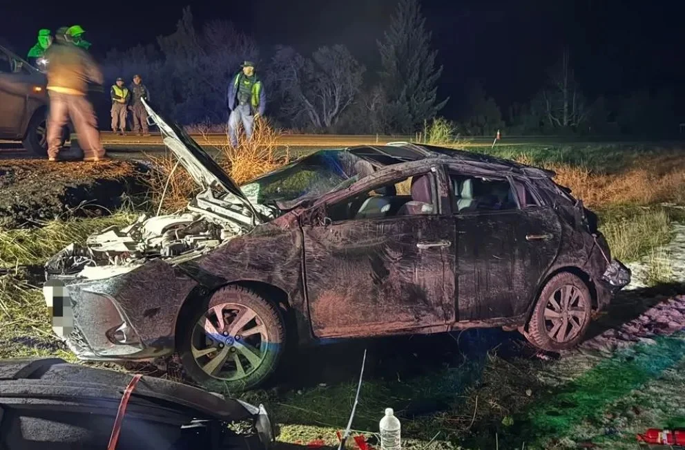El vehículo involucrado fue un Toyota Yaris. Foto: gentileza