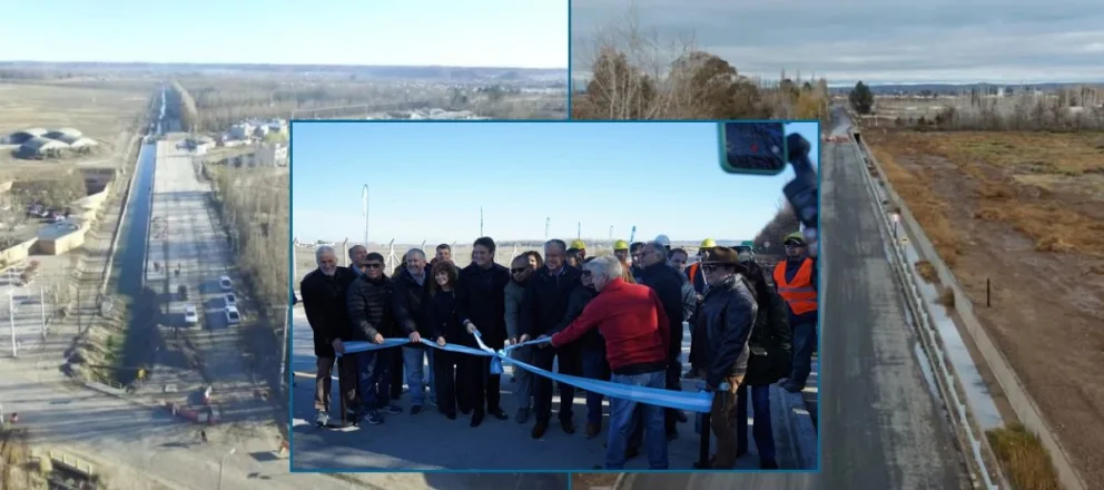 Una conexión fundamental entre el Sur y Norte de la ciudad de Neuquén en la arteria lindante con el aeropuerto fue inaugurada este martes. Fotos: archivo/X