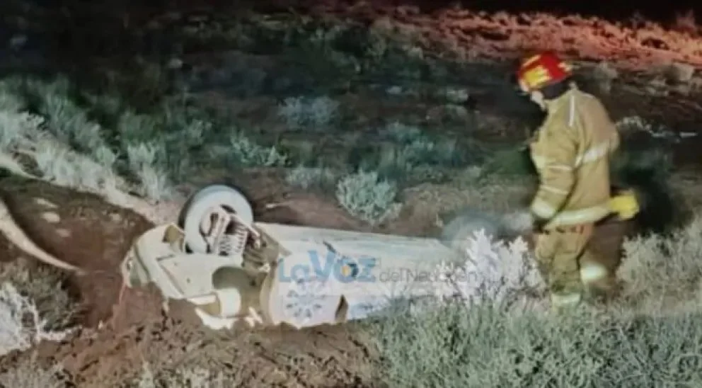 Vuelco en Ruta 17. 