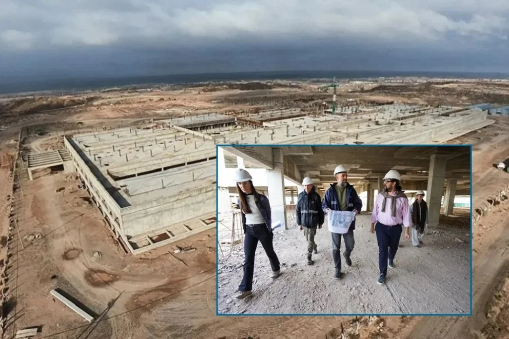 Se avanza en la primera etapa del complejo hospitalario que será referencia en todo el sur argentino. Fotos: Neuquén Informa