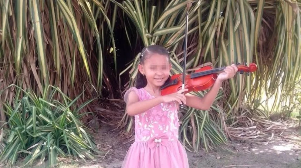 Su pasión por el violin la llevó a Roma para tocar una de sus piezas ante el Papa Francisco. Fuente: gentileza.