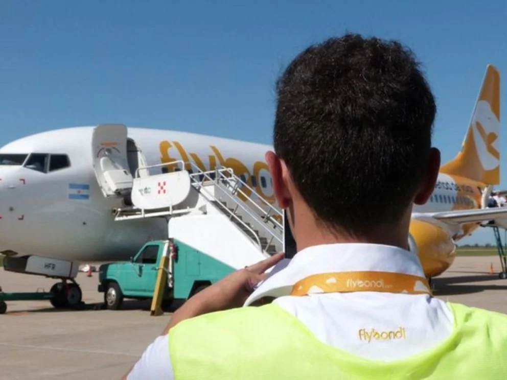“No sabemos si va a seguir como Flybondi, si va a cambiar de color o de nombre”, declaró el exempleado. Fuente: gentileza.