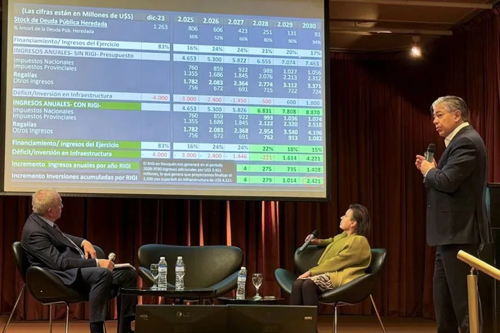 El gobernador planteó destinar los mayores recursos a infraestructura y desarrollo social.