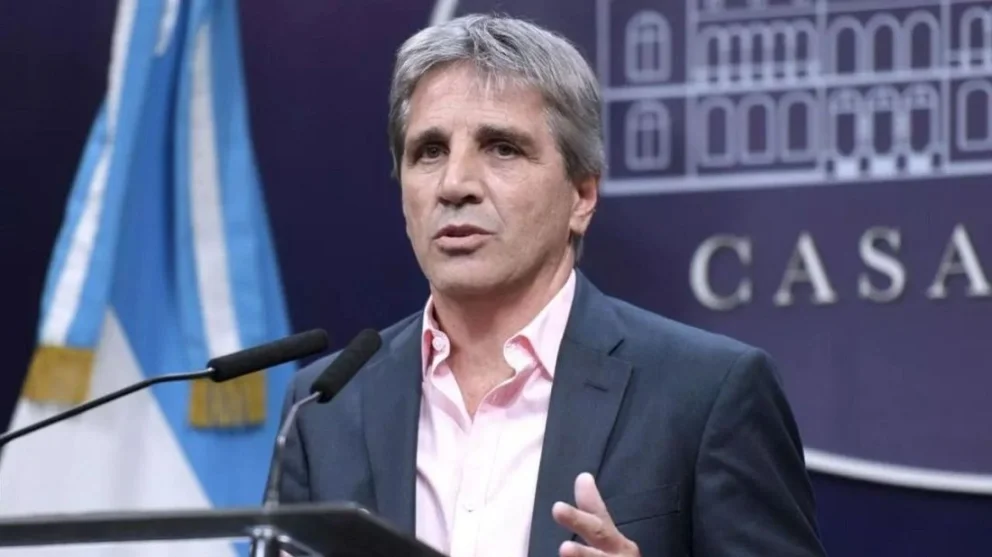 Luis Caputo, Ministro de Economía.