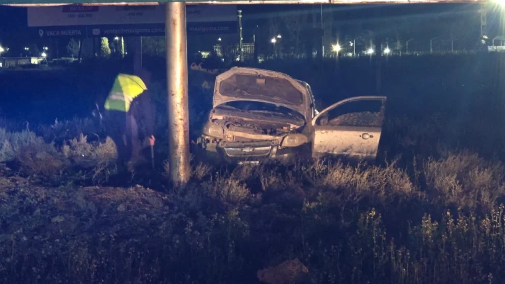 El vehículo involucrado fue un Chevrolet Aveo. Foto: Centenario Digital