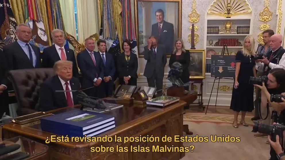 El presidente de Estados Unidos realizó las declaraciones en un encuentro con la prensa en el Salón Oval de la Casa Blanca. Foto: captura de video