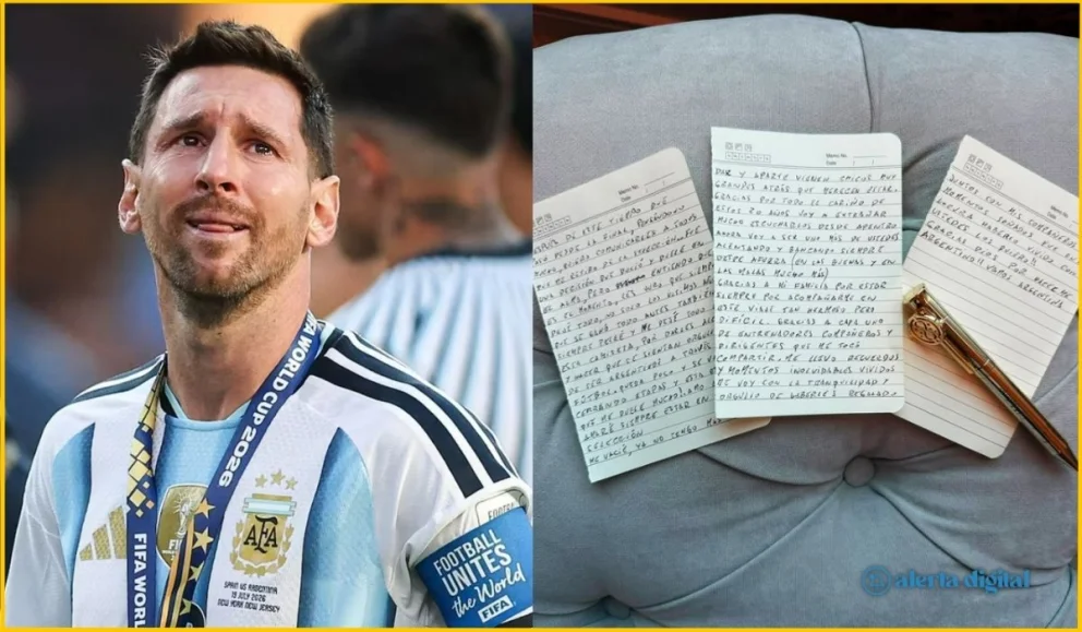La lapicera de Lionel Messi que utiliza una figura parecida al “giratiempo”. Foto: Ig de Lionel Messi