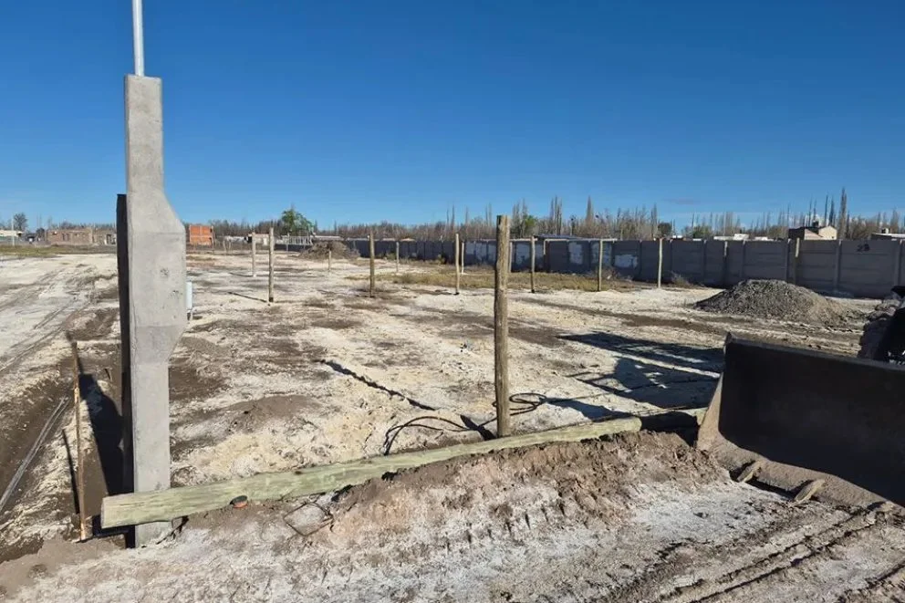 El predio en la intersección de Crouzeilles y Punta de los Indios, en Valentina Sur, donde el CPE detectó loteos y construcciones no autorizadas.