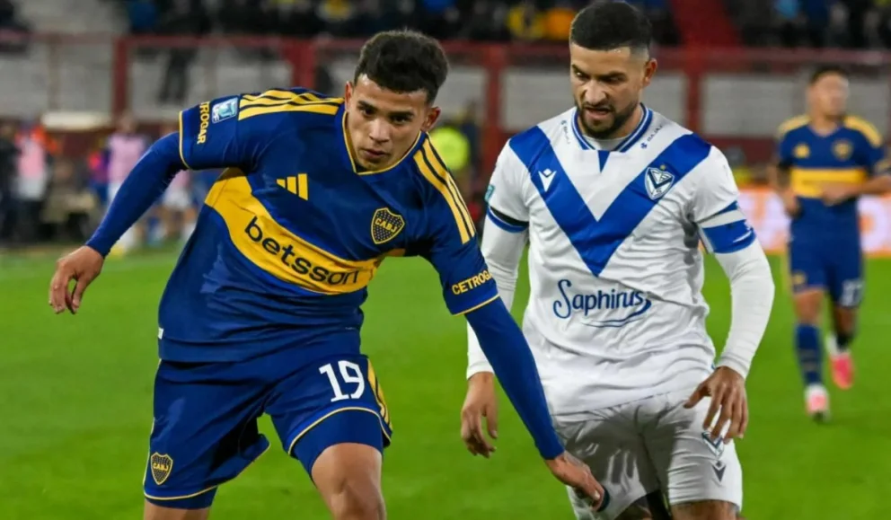 Boca y Vélez ya se enfrentaron hace menos de un mes en el Torneo Clausura. Foto: TyC Sports