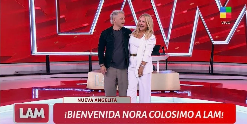 Nora Colosimo sorprendió a todos al debutar como nueva panelista de LAM en América TV. (Foto: America TV)