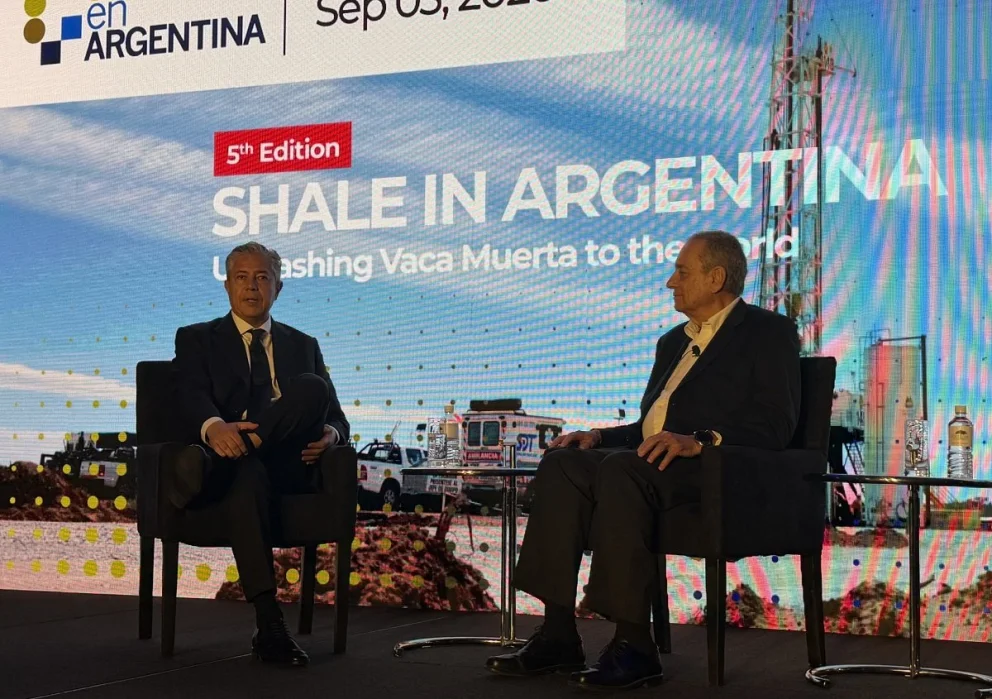 El mandatario neuquino disertó en el evento “Shale in Argentina: Unleashing Vaca Muerta to the World”, organizada por el Instituto Argentino del Petróleo y del Gas (IAPG). Foto: Neuquén Informa