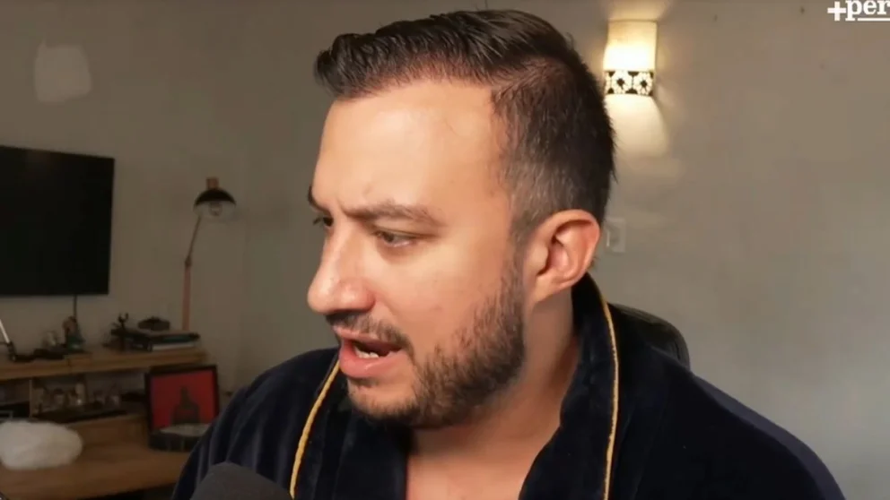 El politólogo y youtuber Tomás Rebord inició nuevamente sus streams desmenuzando el estado de la política actual. Fuente: Captura +Perfil