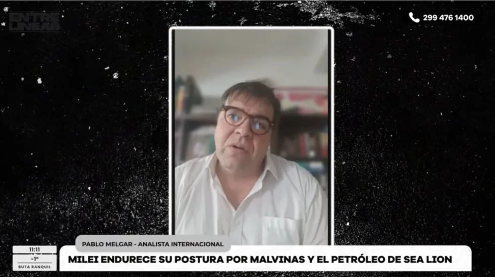 “Argentina tiene capacidad para complicarles la operación de esas empresas dentro de su territorio”, explicó Pablo Melgar. Fuente: Captura Cumbre Stream