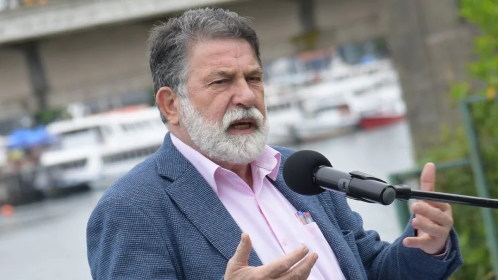 "Para el año 2028 él tiene comprometido el trabajo en el paso Hua Hum", destacó el gobernador de la Región de Los Ríos. Fuente: Gobierno Regional de Los Ríos