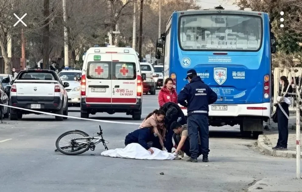 El trágico accidente se produjo entre una bicicleta y un micro urbano de la ciudad. Foto: gentileza.