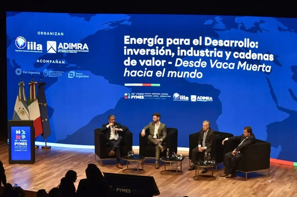 Rolando Figueroa participó este martes 8 de septiembre del 10° Foro PYMES Italia–América Latina, en Buenos Aires.