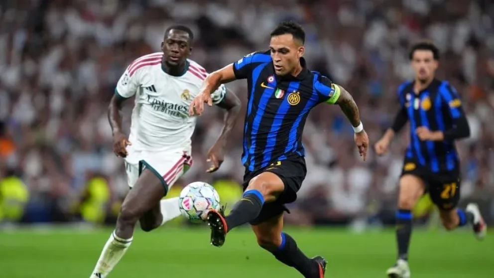 Gran actuación de Lautaro Martínez a pesar de la derrota del Inter. Foto: archivo