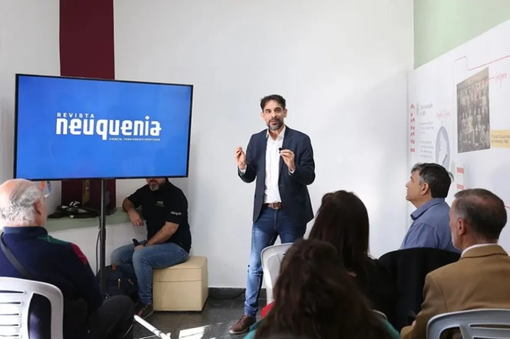 El secretario ejecutivo de la Agencia Neuquina de Innovación para el Desarrollo (ANIDE), Joaquín Perren, fue entrevistado en el programa "Nada sucede dos veces", por AM Cumbre 1400. Foto: ANIDE