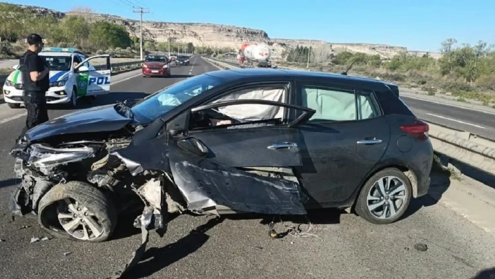 Grave accidente sobre la ruta 22.