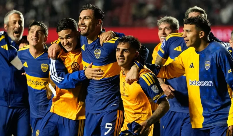 Boca eliminó a San Pablo en el Morumbí y está en semis de la Copa Sudamericana. Foto: AP
