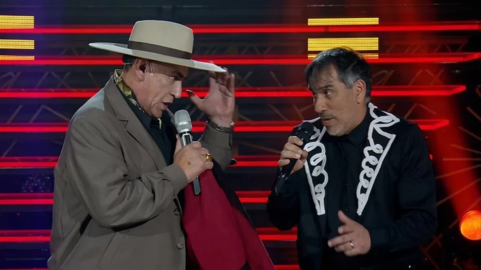 El Chaqueño Palavecino y Pipino Cuevas le regalaron al público una excelente performance. Fuente: El Trece