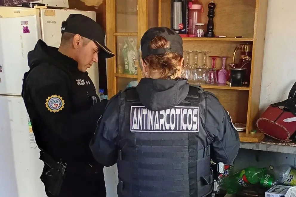 El operativo incluyó el secuestro de cocaína, plantas de cannabis, armas de fuego y la aprehensión de tres sospechosos.