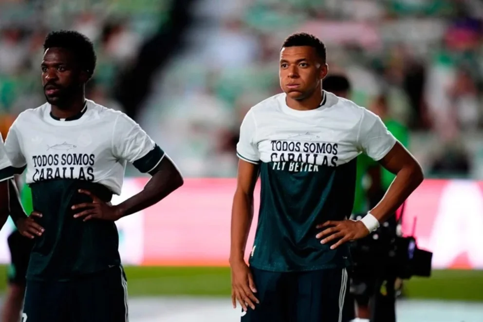 "Hay gente que sufre y me da mucha pena de ver eso en el mundo", declaró Mbappe. Fuente: gentileza.