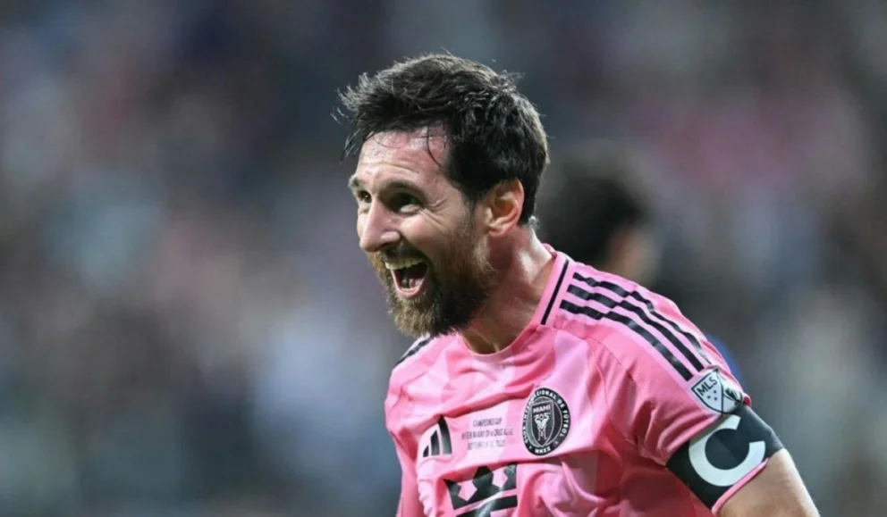 Campeones Cup: el gol de Messi para adelantar al Inter Miami frente a Cruz Azul.