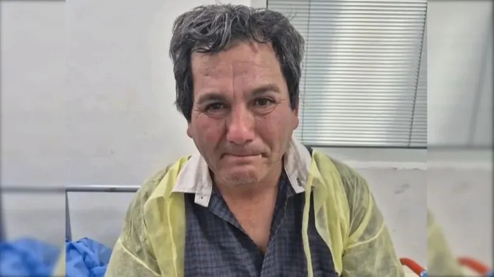 Fabián ya está en Neuquén con su familia. 