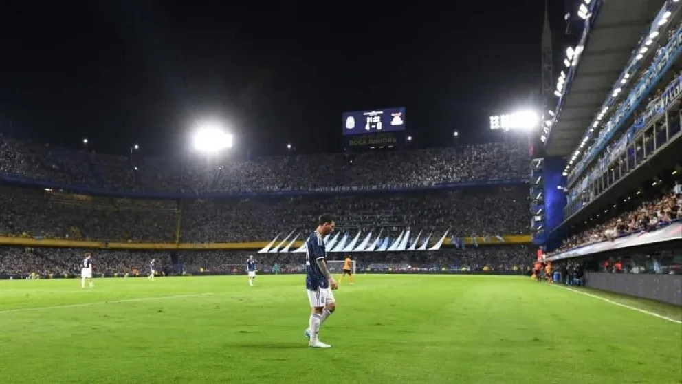 Messi en La Bombonera ante Zambia. Foto: archivo