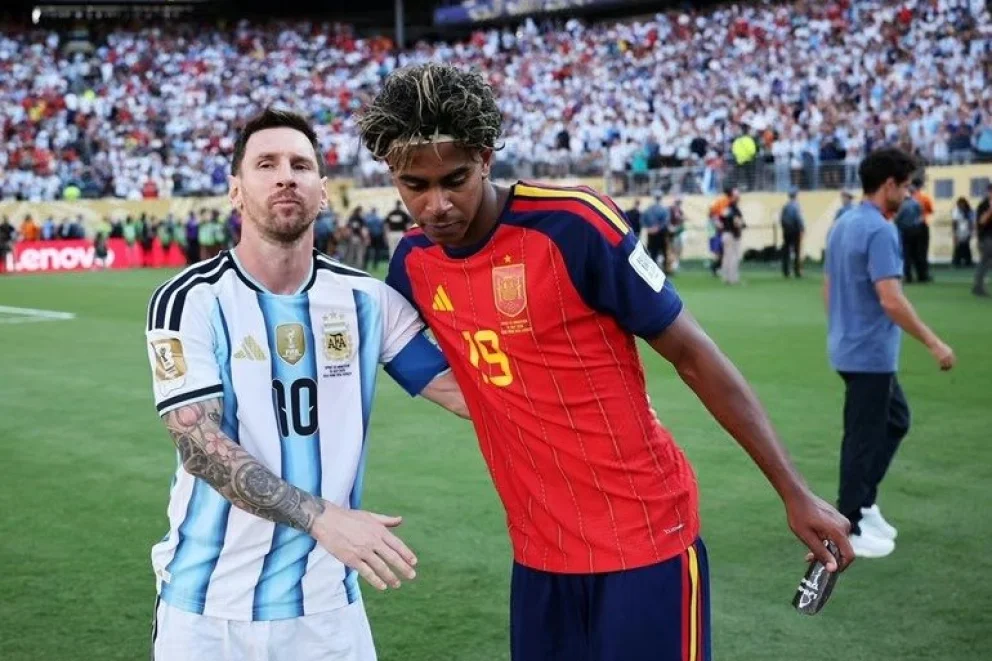 Messi y Yamal en la final del Mundial 2026. Foto: archivo