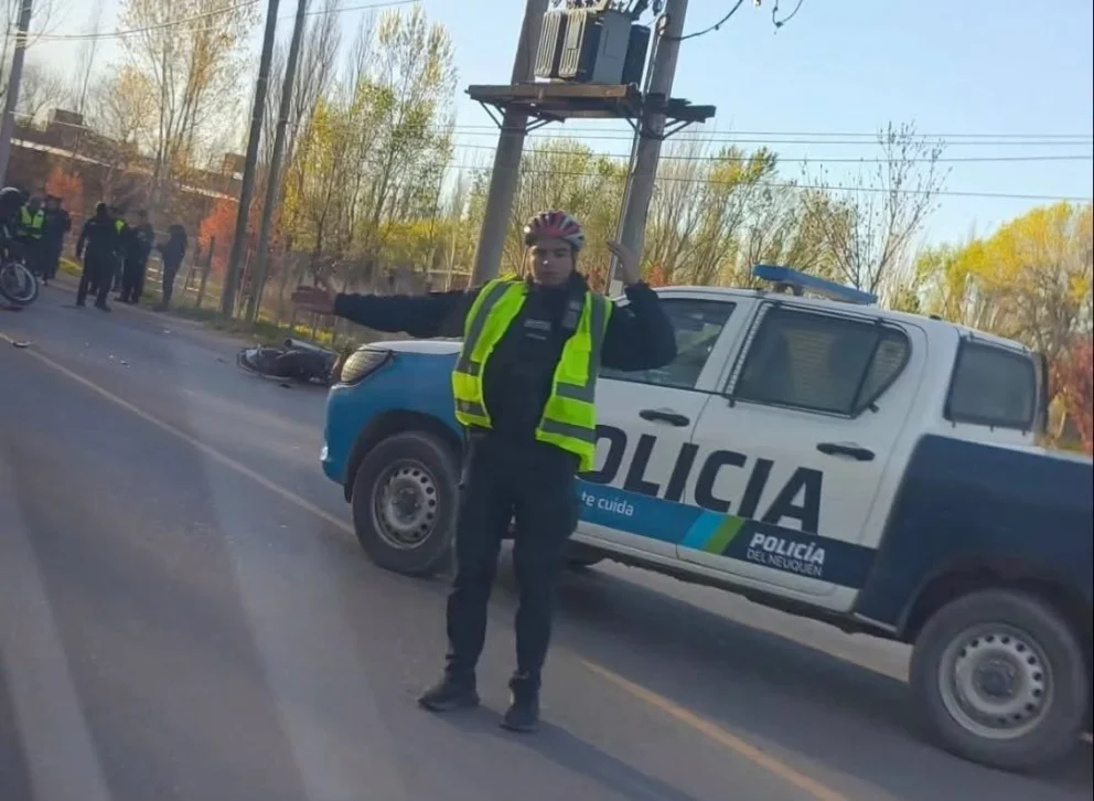 El joven circulaba en una motocicleta Motomel de 150 cc. Foto: NEN